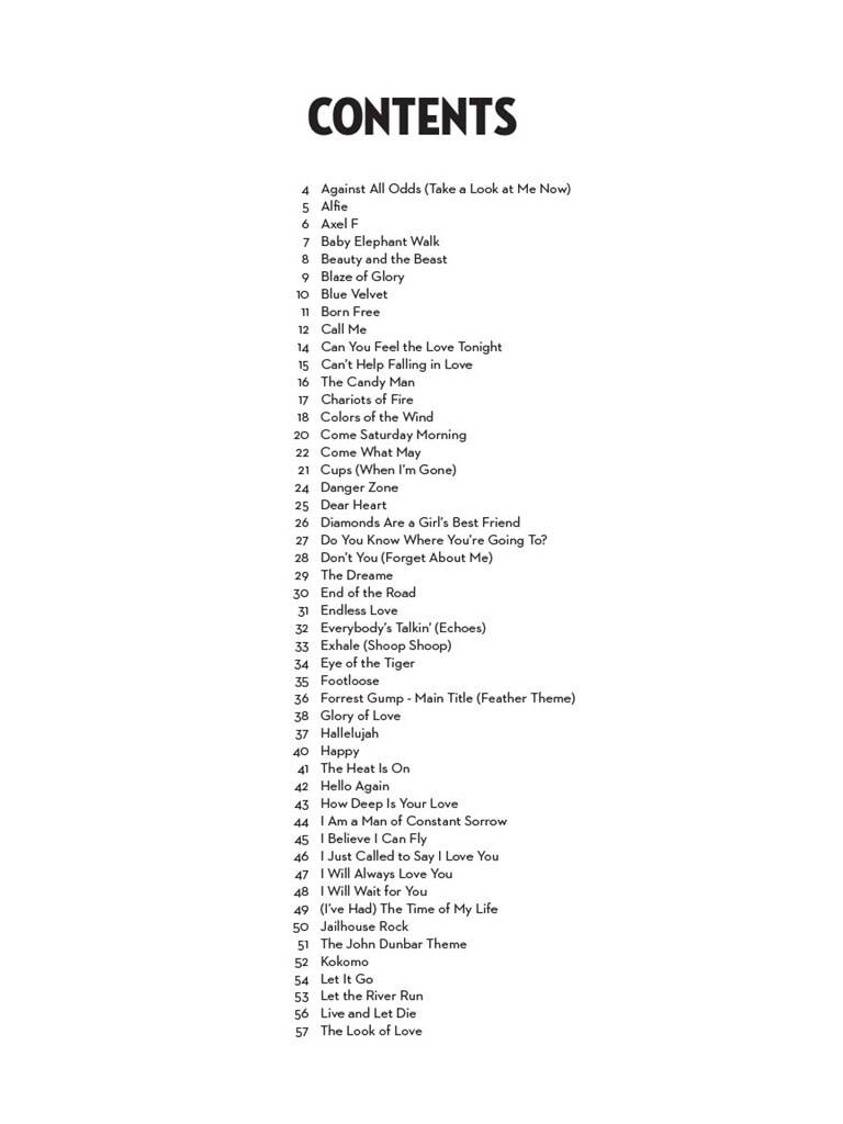 101 Movie Hits for Cello