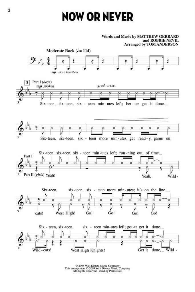 Let's all Sing Songs( HighSchoolMus.3 )Perf./AccCD