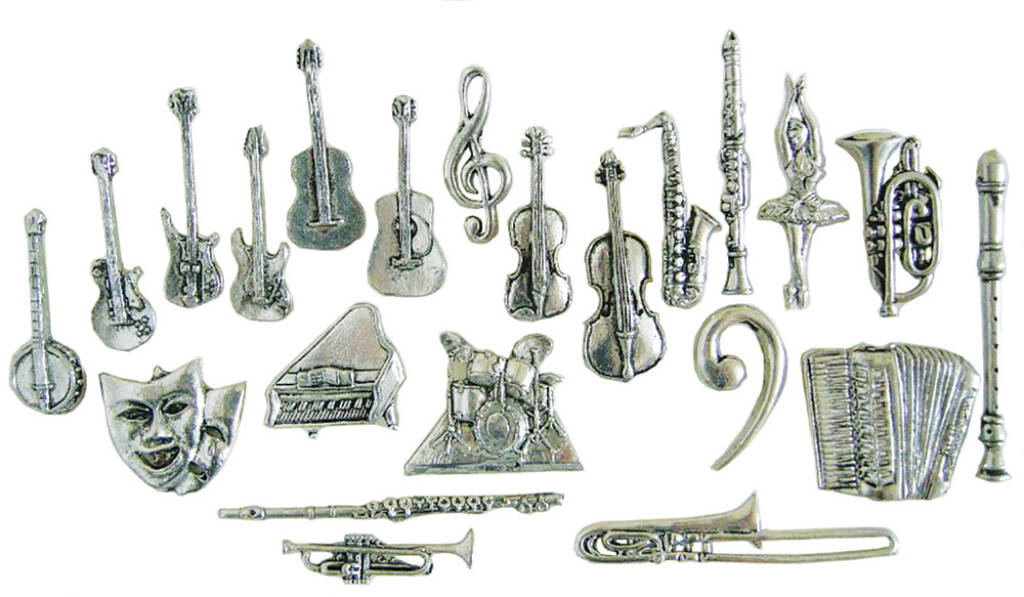 Pewter Pin Badge Recorder