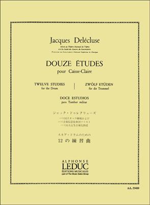 12 Etudes pour Caisse-Claire