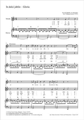 In dulci jubilo - Gloria
