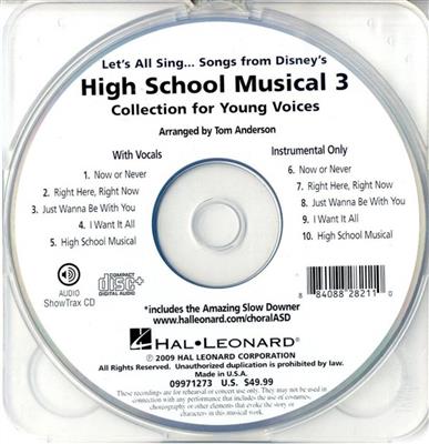 Let's all Sing Songs( HighSchoolMus.3 )Perf./AccCD