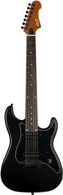 JS407 7 String Electric Guitar - Matt Black