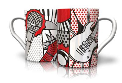 Pop Art Bone China Mug